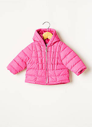 Geacă matlasată roz 3 POMMES fată