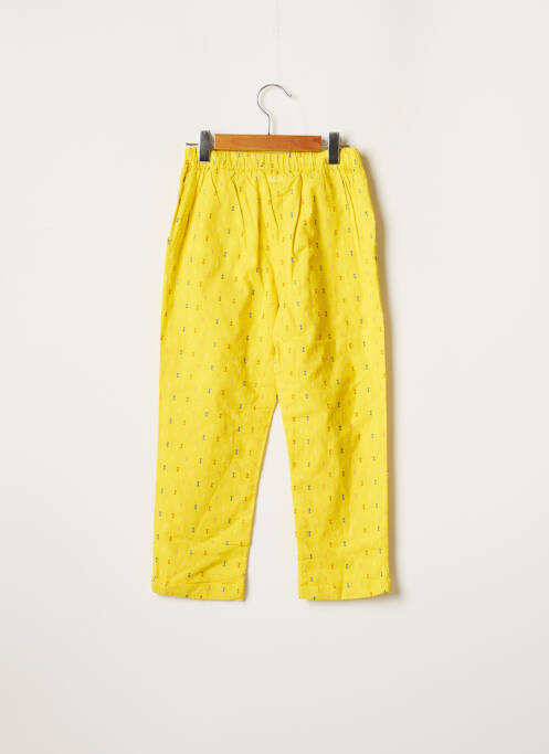 Pantalon drept galben CATIMINI fată