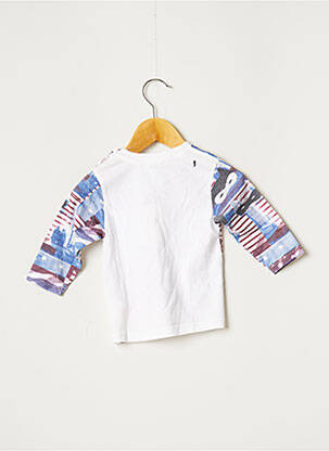 Tricou imprimeu fantezie mâneci lungi albastru 3 POMMES băiat