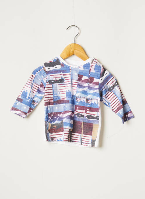 Tricou albastru 3 POMMES băiat