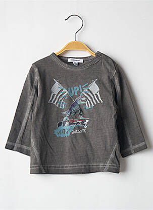 Tricou gri 3 POMMES băiat