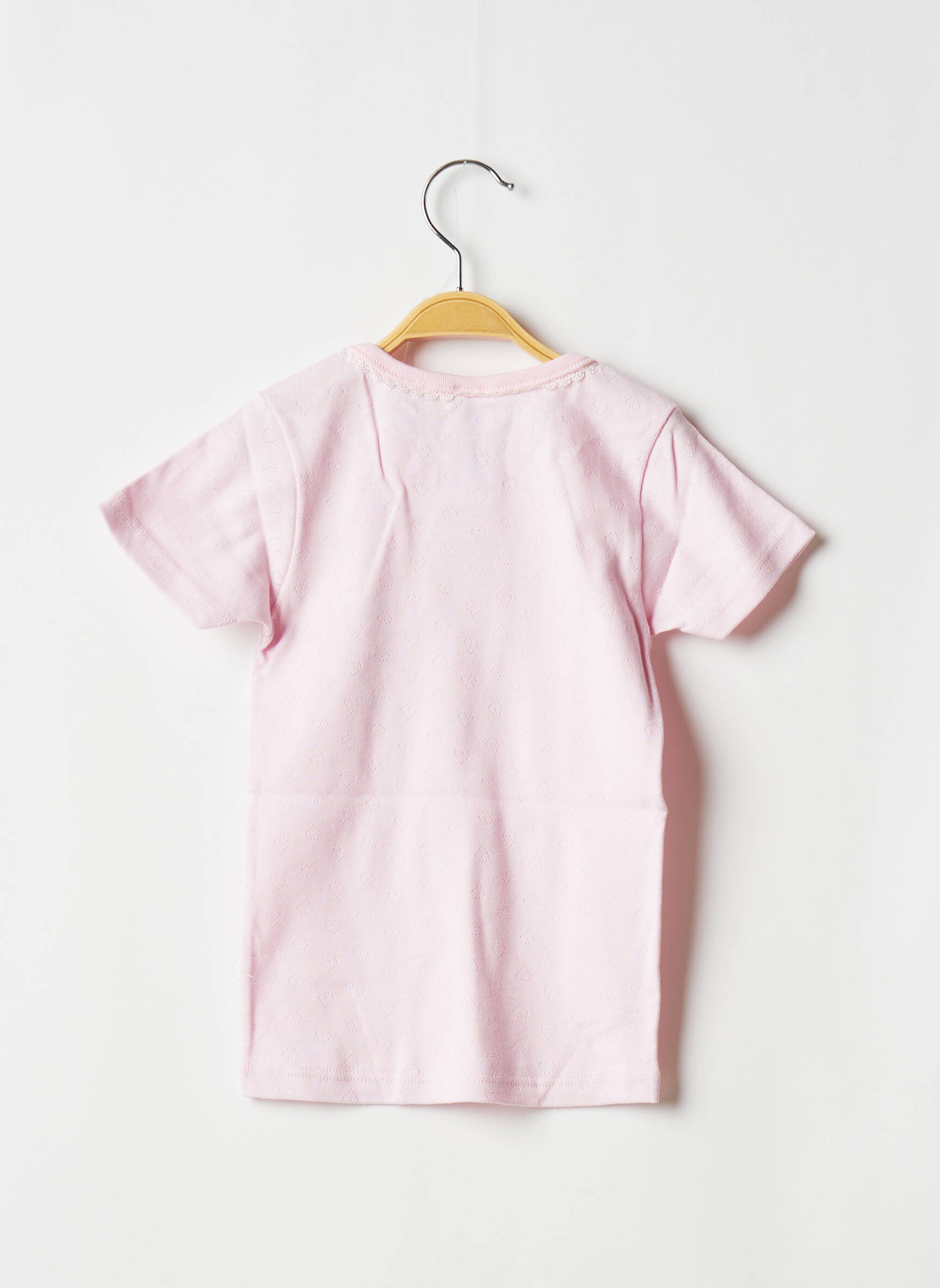 Tricou croială cambrată mâneci scurte roz ABSORBA fată