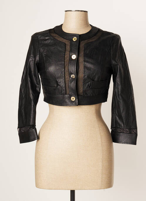 Geci din piele ecologică negru EDAS femeie