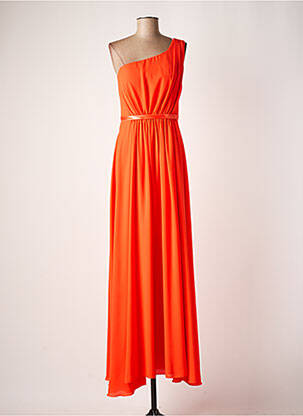 Rochie lungă portocaliu CARLA RUIZ femeie