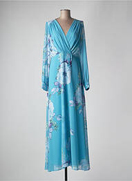 Rochie lungă mâneci lungi mâneci lungi albastru ARGGIDO femme