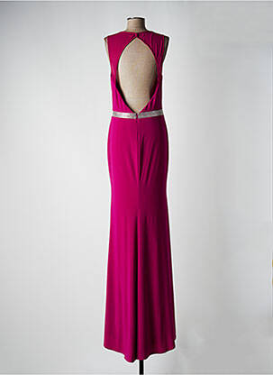Rochie lungă țesătură poplin fără mâneci violet FASHION NEW YORK femeie