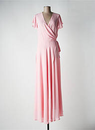 Rochie lungă mâneci scurte mâneci scurte roz ARGGIDO femme