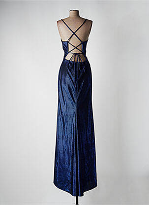 Rochie lungă fără mâneci fără mâneci albastru FASHION NEW YORK femeie