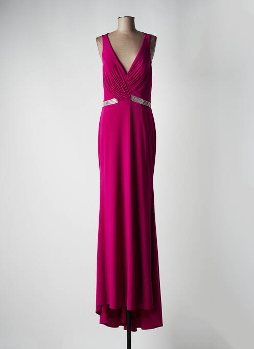 Rochie lungă violet FASHION NEW YORK femeie