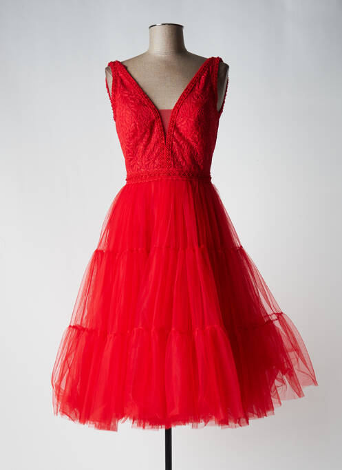 Rochie midi roșu AIRE femeie