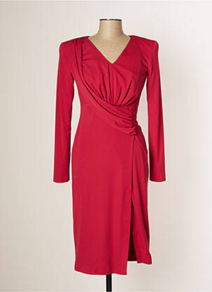 Rochie midi roșu CARLA RUIZ femeie