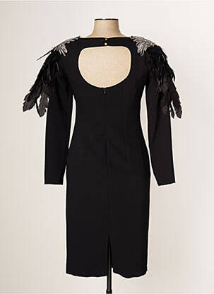 Rochie midi mâneci lungi mâneci lungi negru CARLA RUIZ femeie
