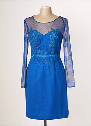 Rochie midi albastru FASHION NEW YORK femeie