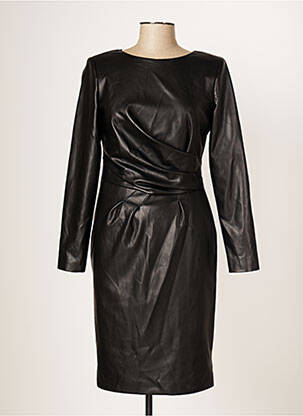 Rochie midi mâneci lungi mâneci lungi negru ARGGIDO femeie