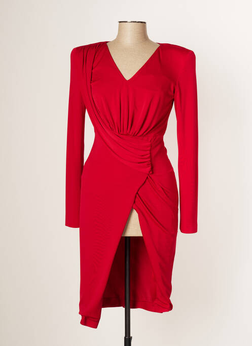 Rochie midi roșu CARLA RUIZ femeie