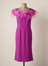 Rochie midi fără mâneci fără mâneci violet CARLA RUIZ femeie