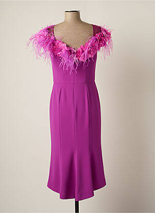 Rochie midi fără mâneci fără mâneci violet CARLA RUIZ femeie