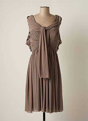 Rochie midi gri CARLA RUIZ femeie