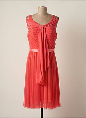 Rochie midi roz CARLA RUIZ femeie