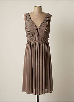 Rochie midi gri CARLA RUIZ femeie