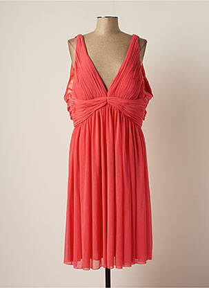 Rochie midi roz CARLA RUIZ femeie