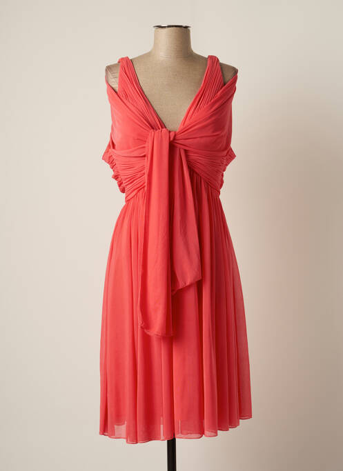 Rochie midi roz CARLA RUIZ femeie