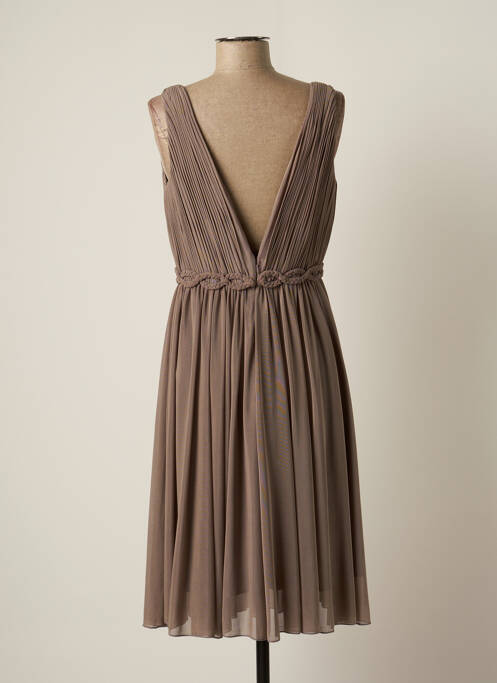 Rochie midi gri CARLA RUIZ femeie