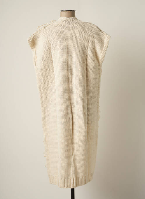 Vestă cu mâneci scurte bej EDAS femeie