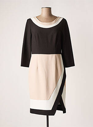 Rochie midi mâneci lungi mâneci lungi negru ARGGIDO femme