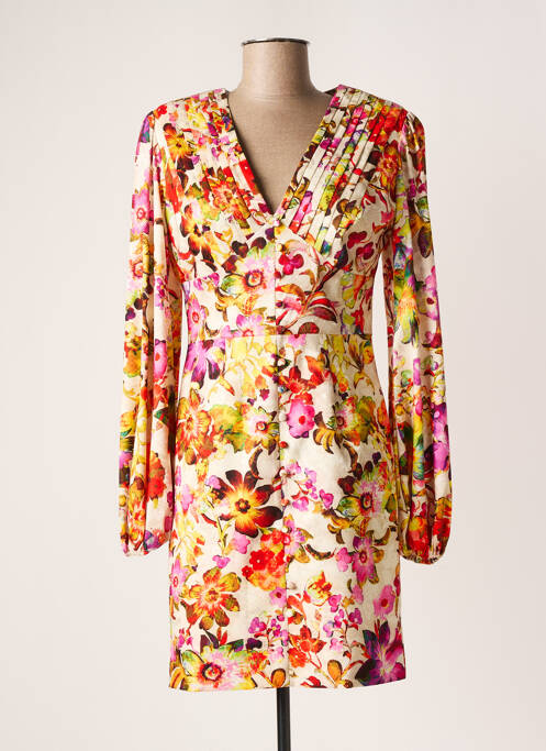 Rochie midi bej CARLA RUIZ femeie