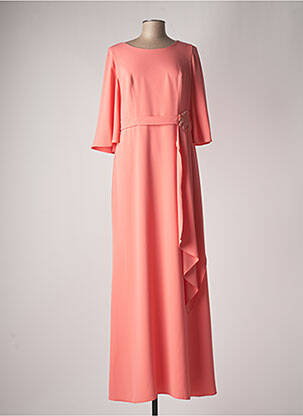 Rochie lungă portocaliu CARLA RUIZ femeie