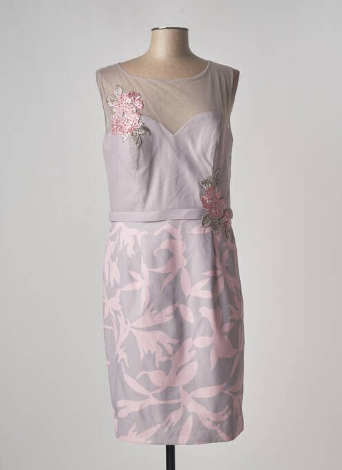 Rochie midi gri CREATIF PARIS femeie