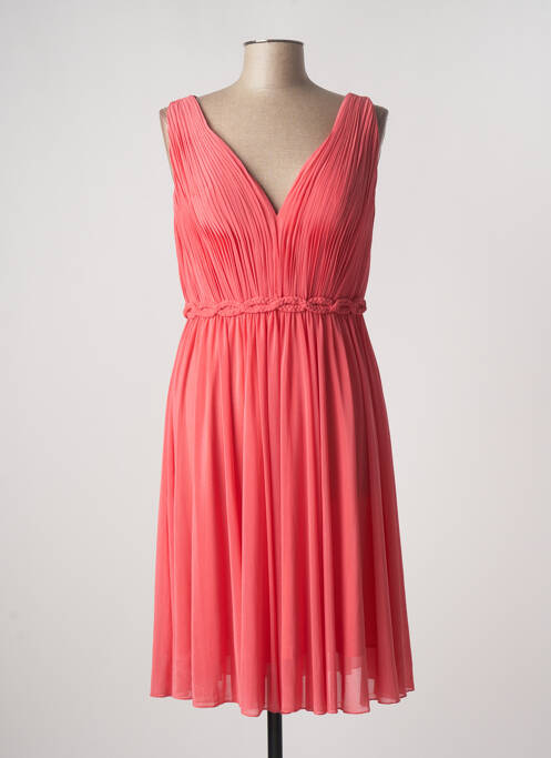 Rochie midi roz CARLA RUIZ femeie