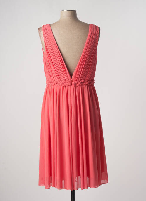 Rochie midi roz CARLA RUIZ femeie