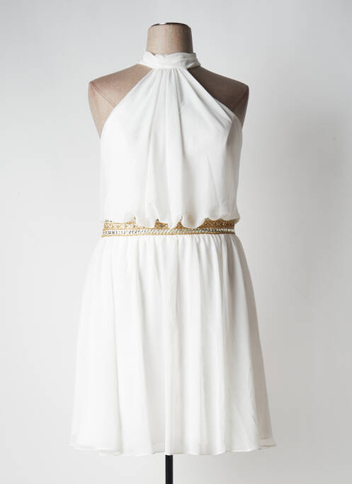 Rochie midi alb GRAND S2 femeie