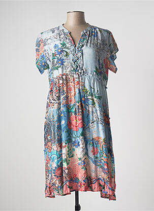 Rochie midi albastru VANIA femeie