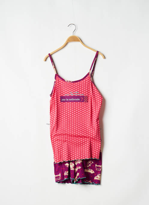 Pijamale scurte violet ROSE POMME femeie