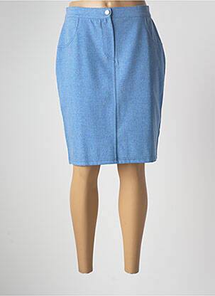 Fustă midi albastru JOY OF LIFE femeie