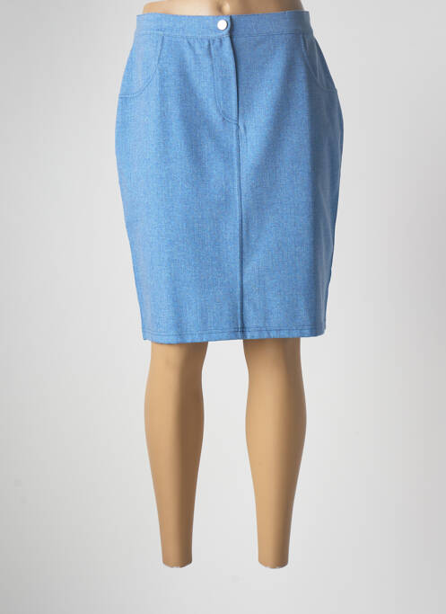 Fustă midi albastru JOY OF LIFE femeie