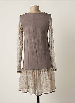 Rochie midi mâneci lungi mâneci lungi gri MYRINE ANTWERP femeie