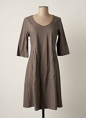 Rochie midi mâneci 3/4 mâneci 3/4 gri MYRINE ANTWERP femeie