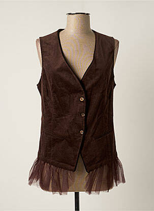 Vestă fără mâneci maro MYRINE ANTWERP femeie