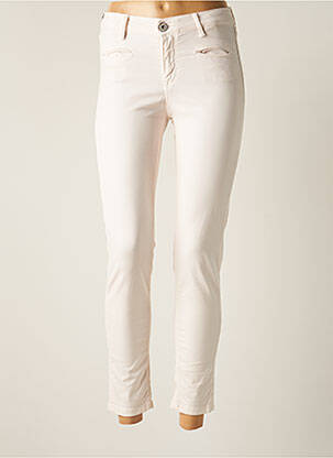 Pantalon slim elasticitate mărime normală roz DENIM STUDIO femeie