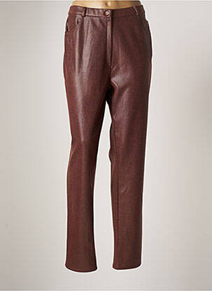 Pantalon drept maro GEVANA femeie