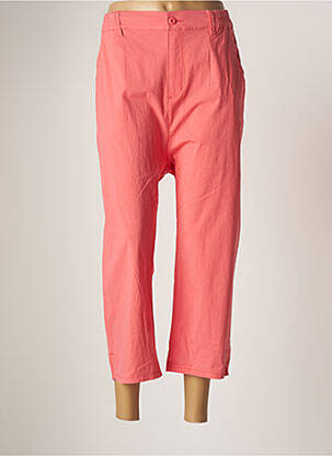 Pantalon trei sferturi roz GRIFFON femeie