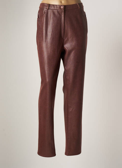 Pantalon drept maro GEVANA femeie