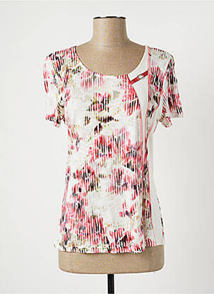 Top alb GEVANA femeie