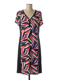 Rochie midi mâneci scurte mâneci scurte negru TELMAIL femme