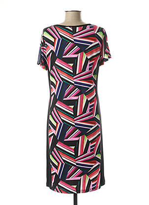 Rochie midi mâneci scurte mâneci scurte negru TELMAIL femeie