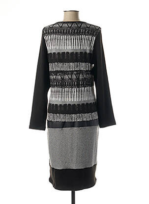 Rochie midi mâneci lungi mâneci lungi negru GRIFFON femeie
